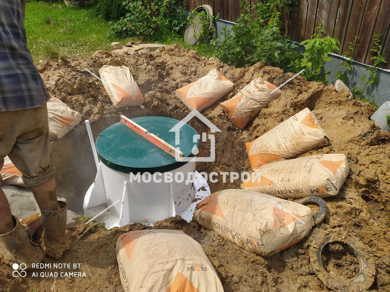 Обустройство скважины с кессоном в снт ветеран 3
