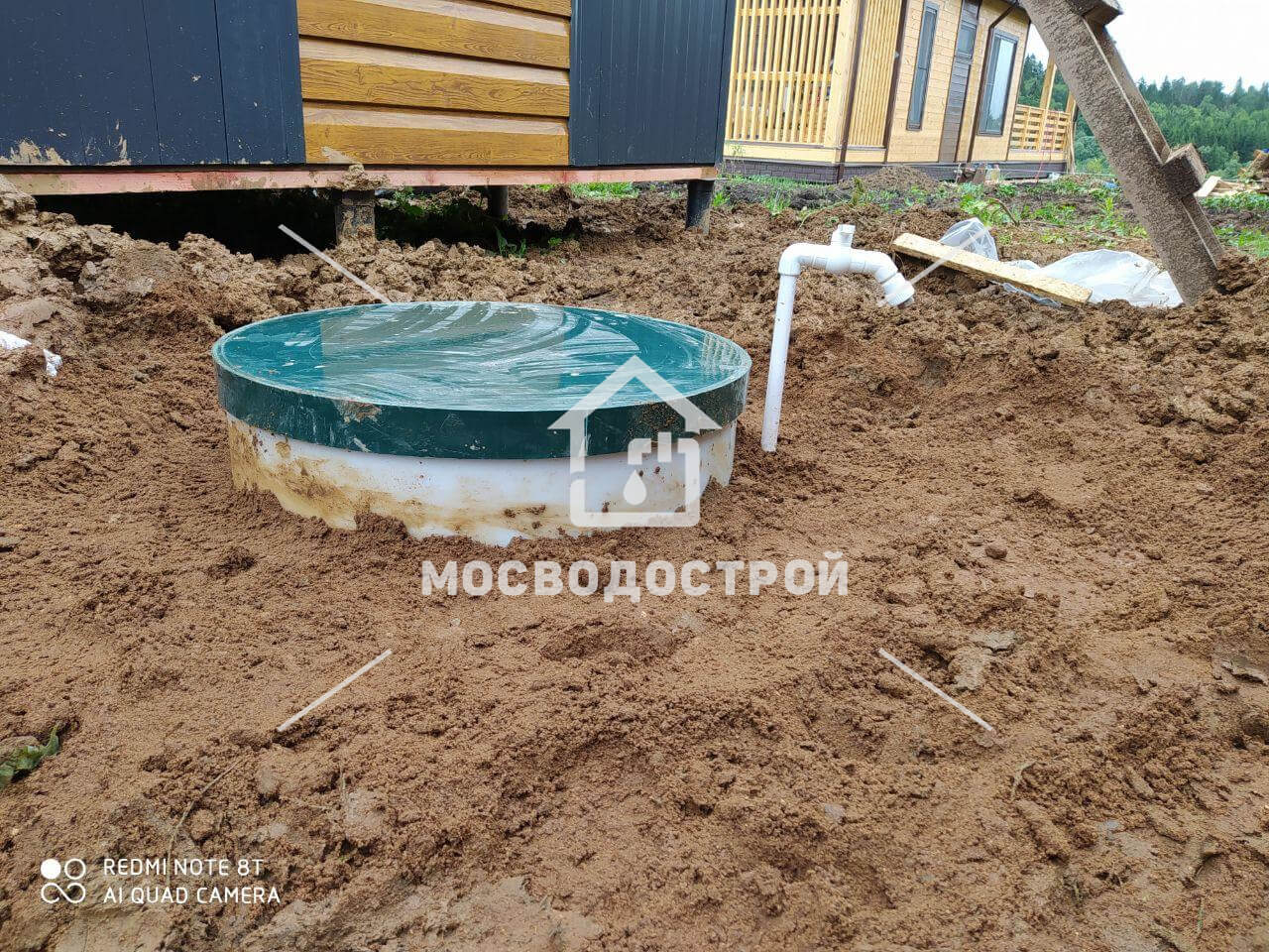 Скважина с кессоном в кп новорижские дачи