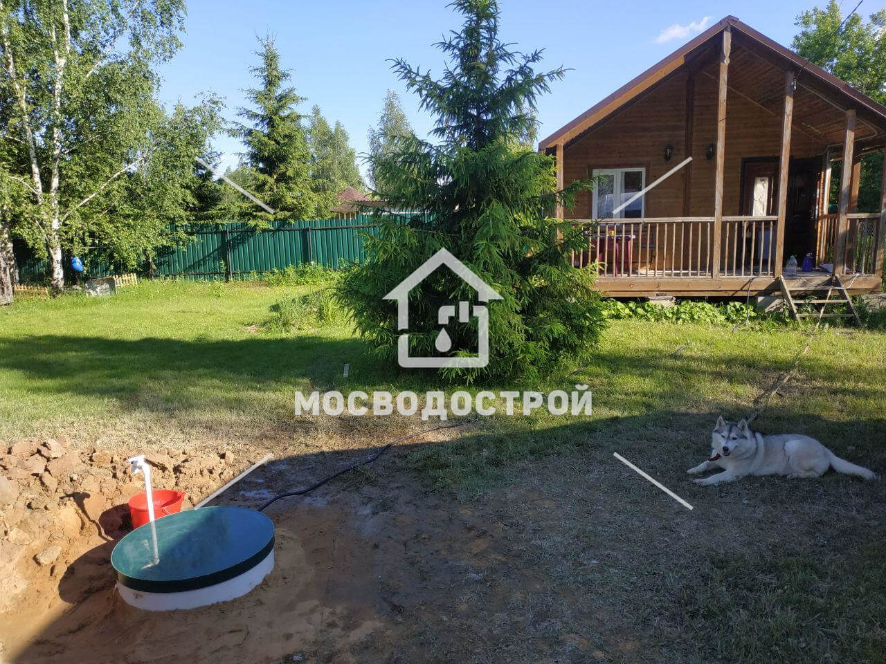 Скважина с кессоном в д. тишинка (12)