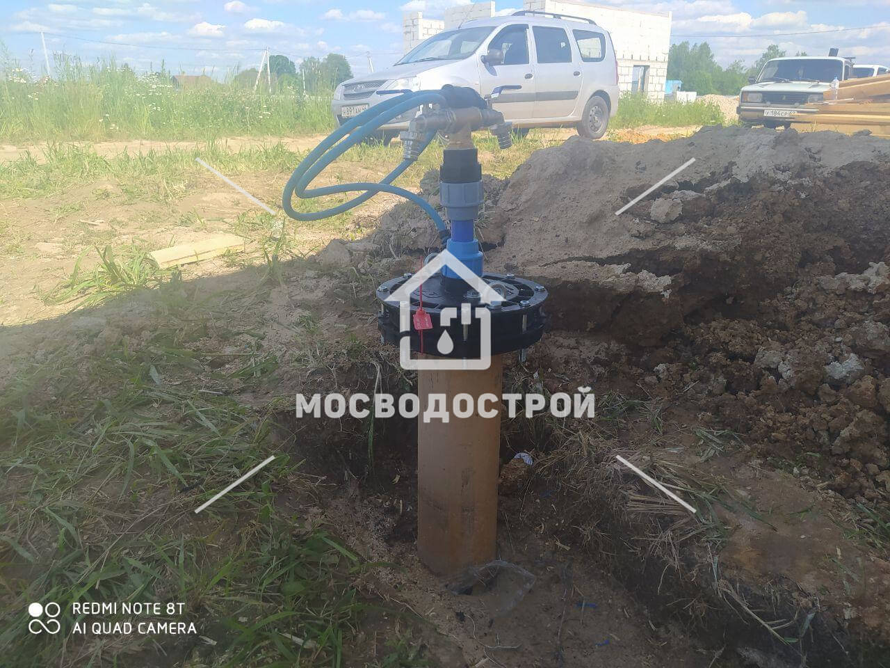 Скважина с оголовком в кп новинское (7)