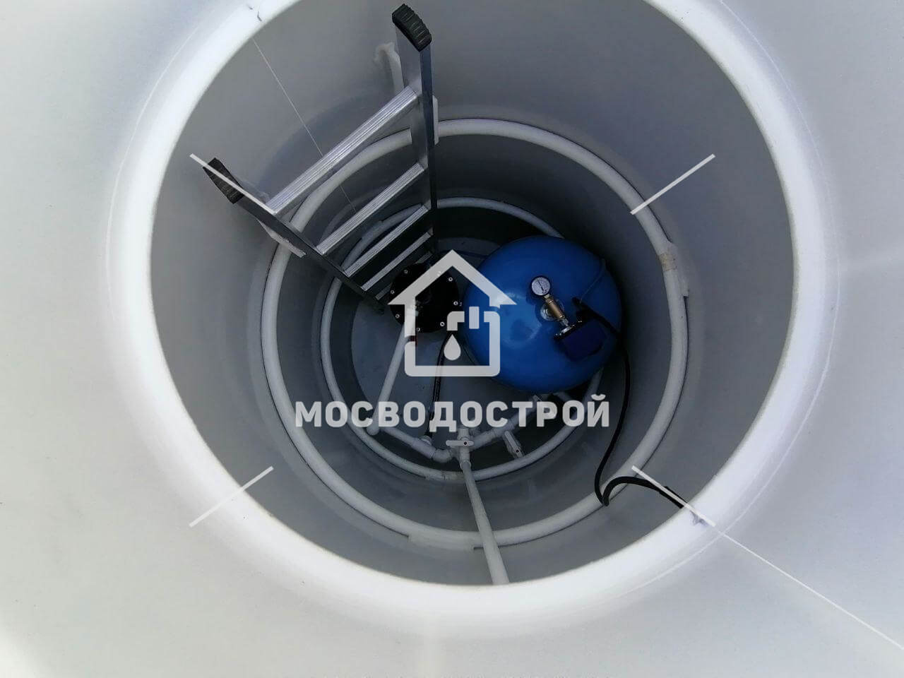 Обустройство скважины с кессоном в д. карабаново (23)
