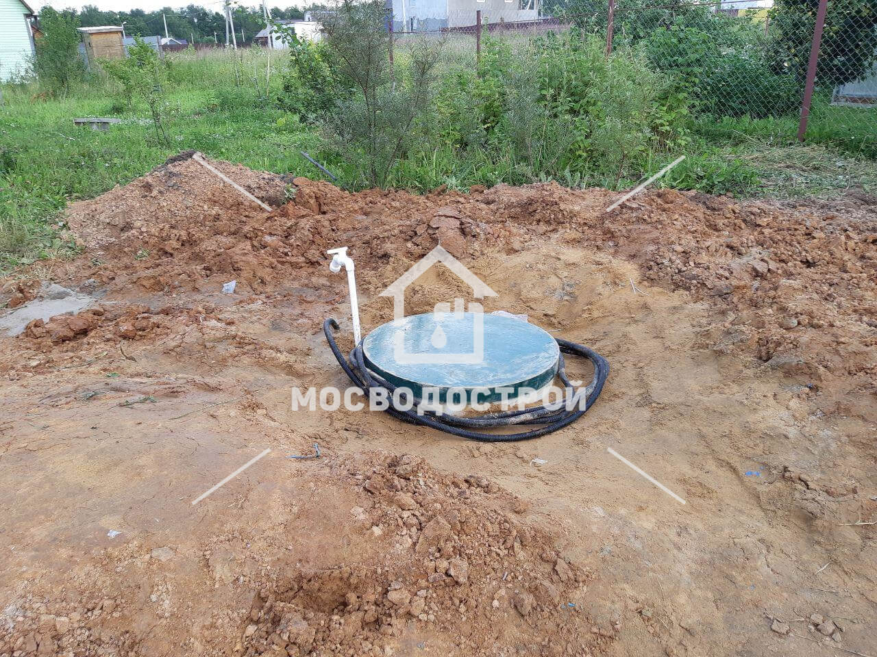Скважина с кессоном в кп лисичкино