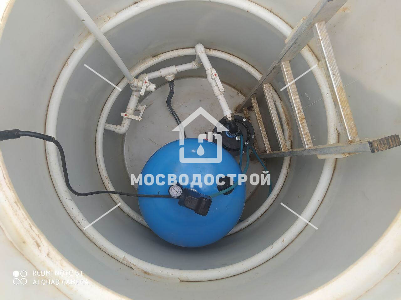 Скважина с кессоном в снт верховье