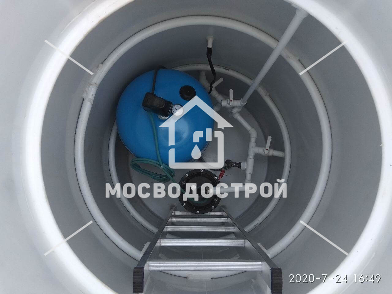 Скважина с кессоном в д. крекшино (14)