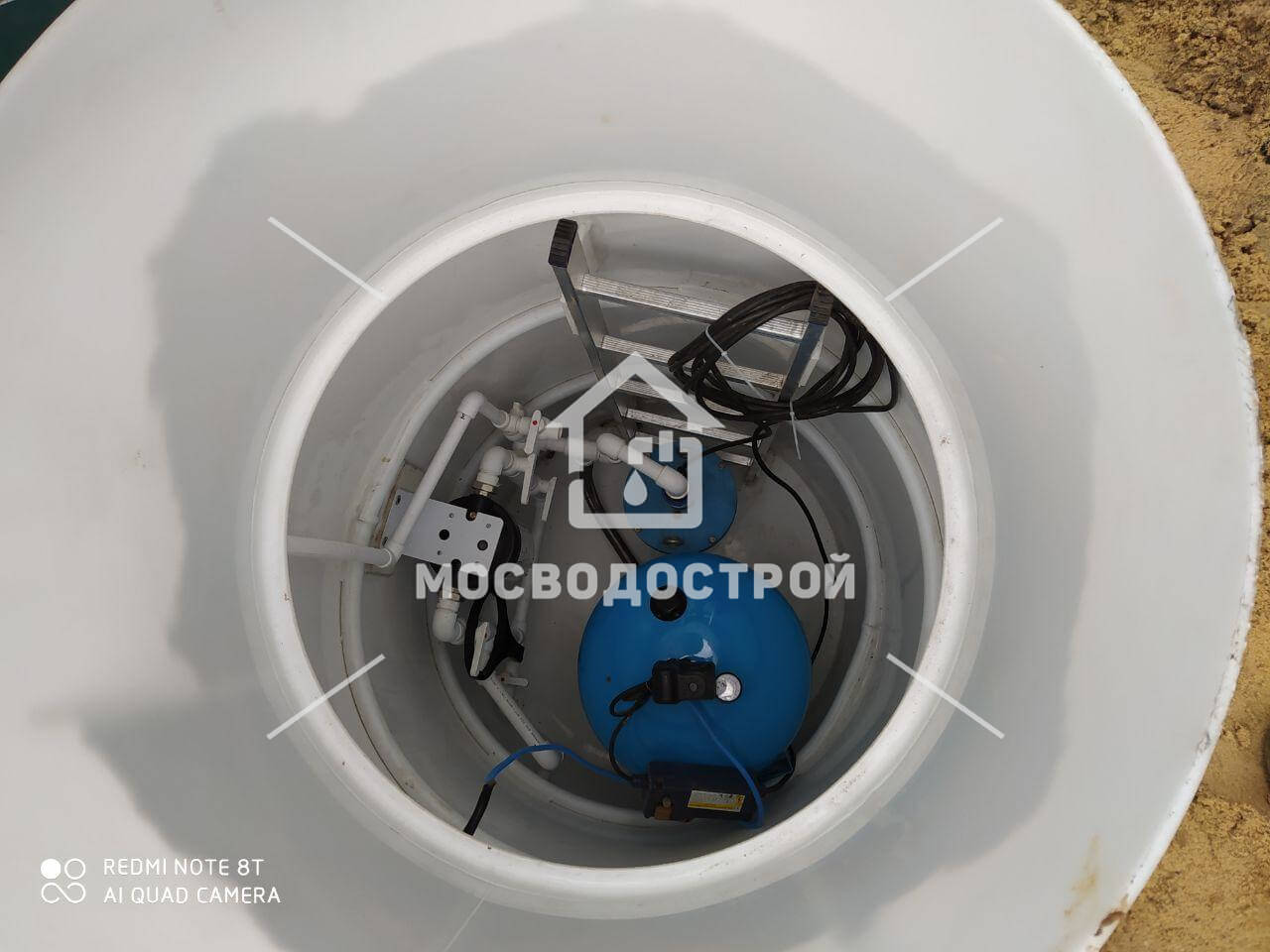 Обустройство скважины с кессоном в снт квант (15)